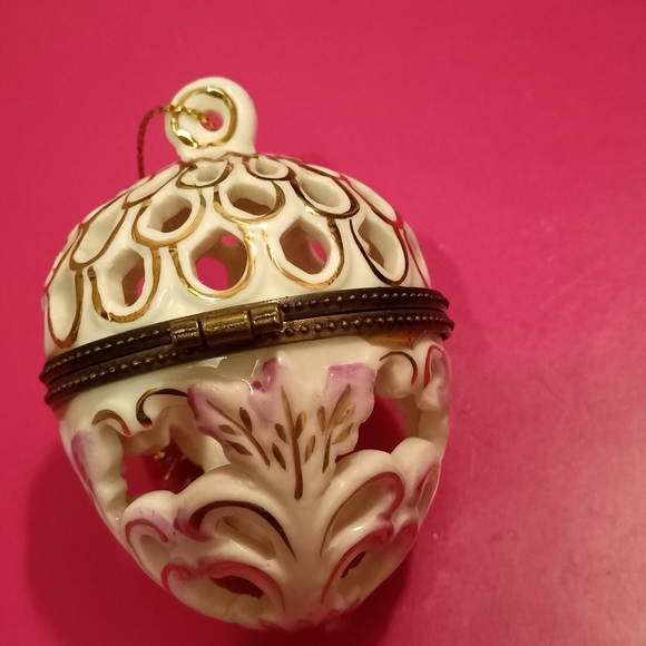 Christmas ornament trinket box Seagull Studios - Picture 4 of 4